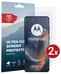 Rosso Motorola Edge 60 Screen Protector Case Friendly Folie Duo Pack afbeelding