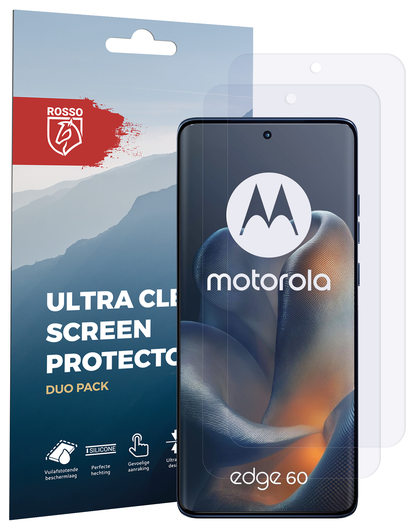 Rosso Motorola Edge 60 Screen Protector Case Friendly Folie Duo Pack afbeelding 8