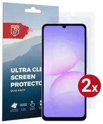 Rosso Samsung Galaxy A07 Screen Protector Case Friendly Folie Duo Pack afbeelding