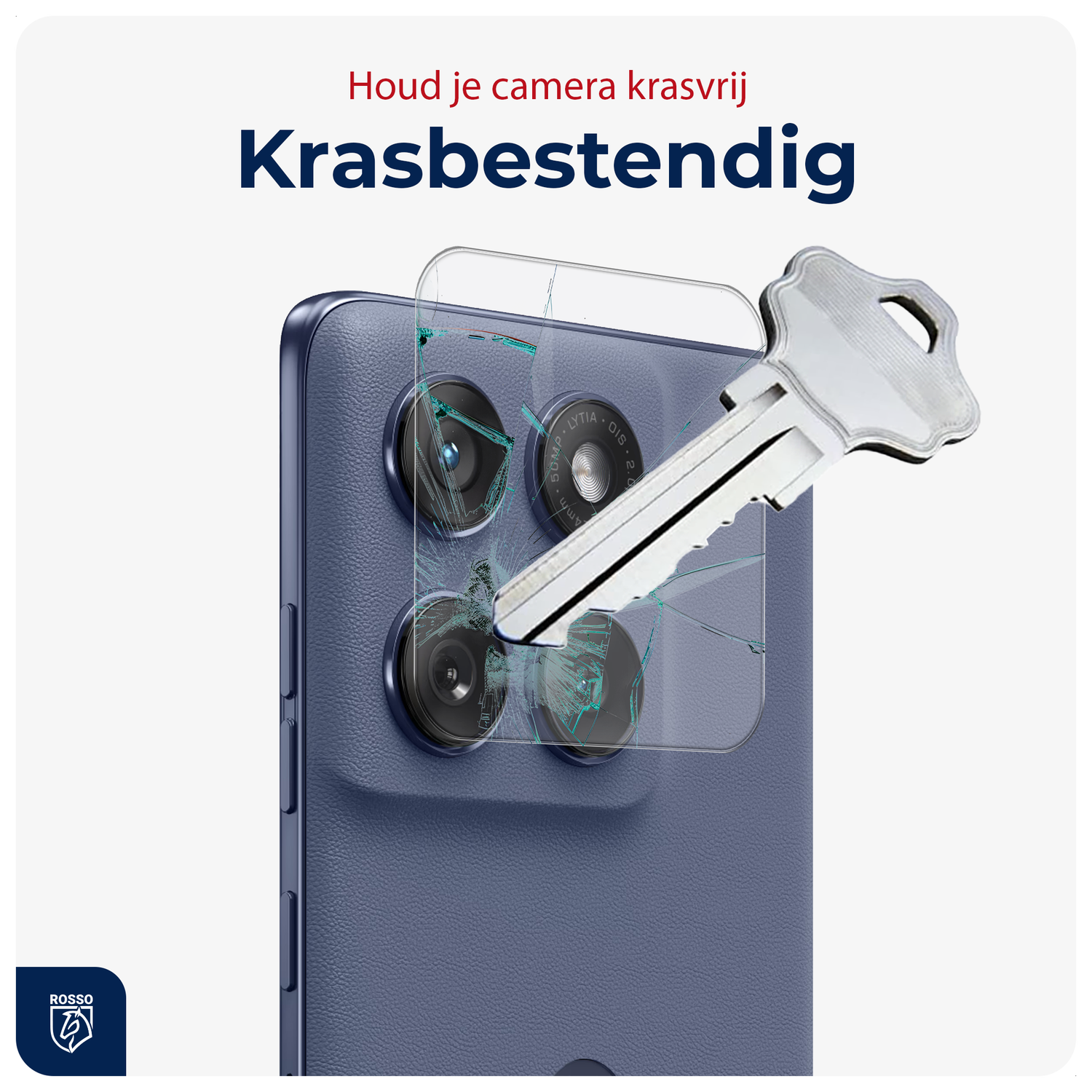 Rosso Motorola Edge 60 Camera Lens Protector Transparant afbeelding 7