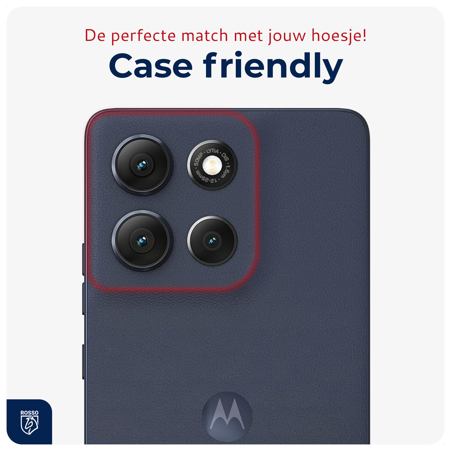 Rosso Motorola Moto G86 Camera Lens Protector Zwart afbeelding 6
