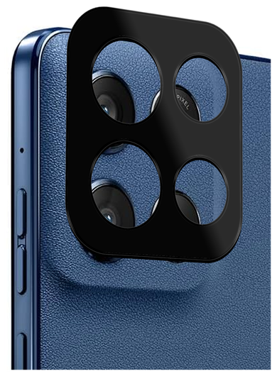 Rosso Motorola Moto G86 Camera Lens Protector Zwart afbeelding 1