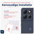 Rosso Motorola Moto G86 Camera Lens Protector Zwart afbeelding 2