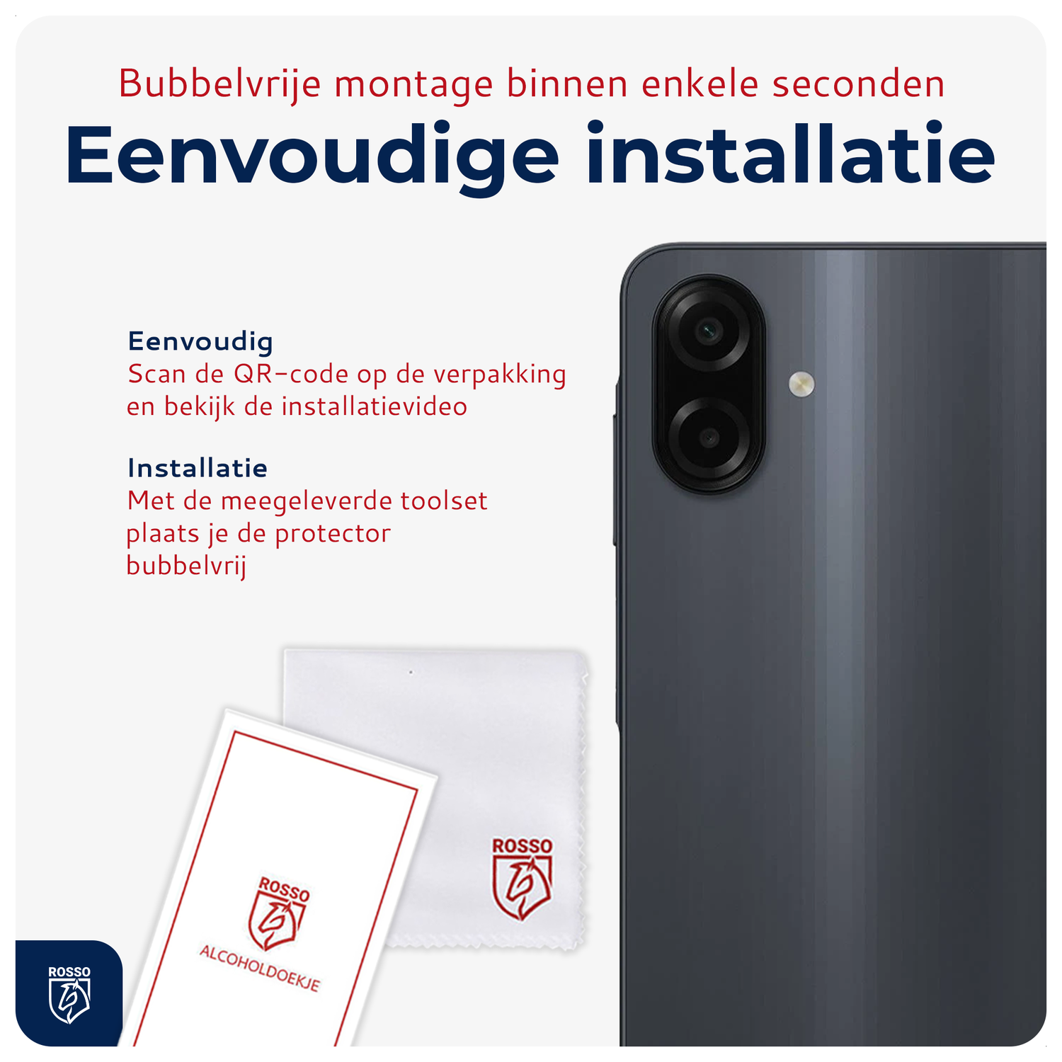 Rosso Samsung Galaxy A07 Camera Lens Protector Transparant afbeelding 5