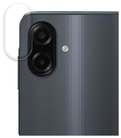 Rosso Samsung Galaxy A07 Camera Lens Protector Transparant afbeelding