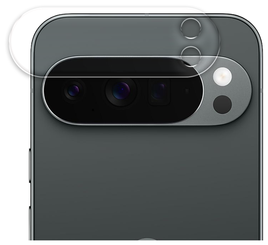 Rosso Google Pixel 10 Pro XL Camera Lens Protector Transparant afbeelding 1