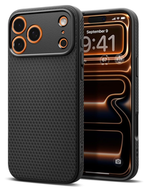 Spigen Liquid Air Apple iPhone 17 Pro Hoesje Back Cover Matte Zwart