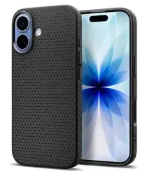 Spigen Liquid Air Apple iPhone 17 Hoesje Back Cover Matte Zwart afbeelding