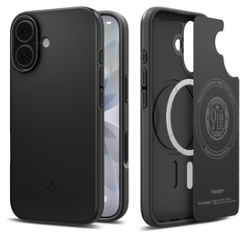 Spigen Thin Fit MagFit Apple iPhone 17 Hoesje MagSafe Back Cover Zwart