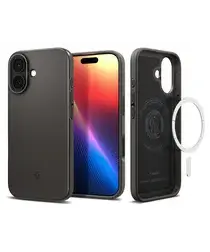 Spigen Thin Fit MagFit Apple iPhone 17 Hoesje MagSafe Back Cover Gunmetal afbeelding