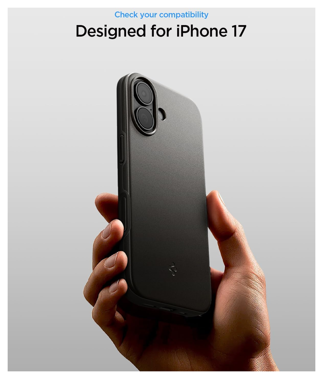 Spigen Thin Fit MagFit iPhone 17 Hoesje MagSafe Back Cover Gunmetal afbeelding 2