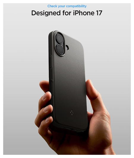 Spigen Thin Fit MagFit iPhone 17 Hoesje MagSafe Back Cover Gunmetal afbeelding 2