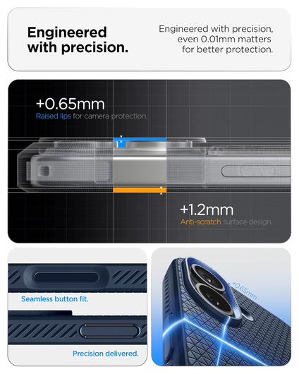 Spigen Liquid Air Apple iPhone 17 Hoesje Back Cover Blauw afbeelding 4