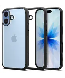 Spigen Ultra Hybrid Apple iPhone 17 Hoesje Back Cover Matte Zwart afbeelding