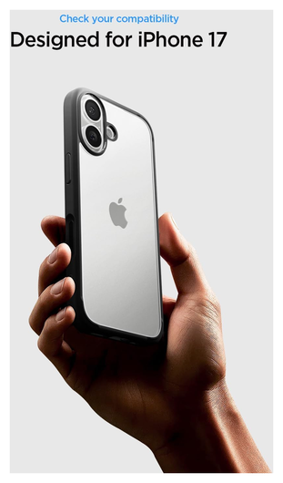 Spigen Ultra Hybrid Apple iPhone 17 Hoesje Back Cover Matte Zwart afbeelding 2
