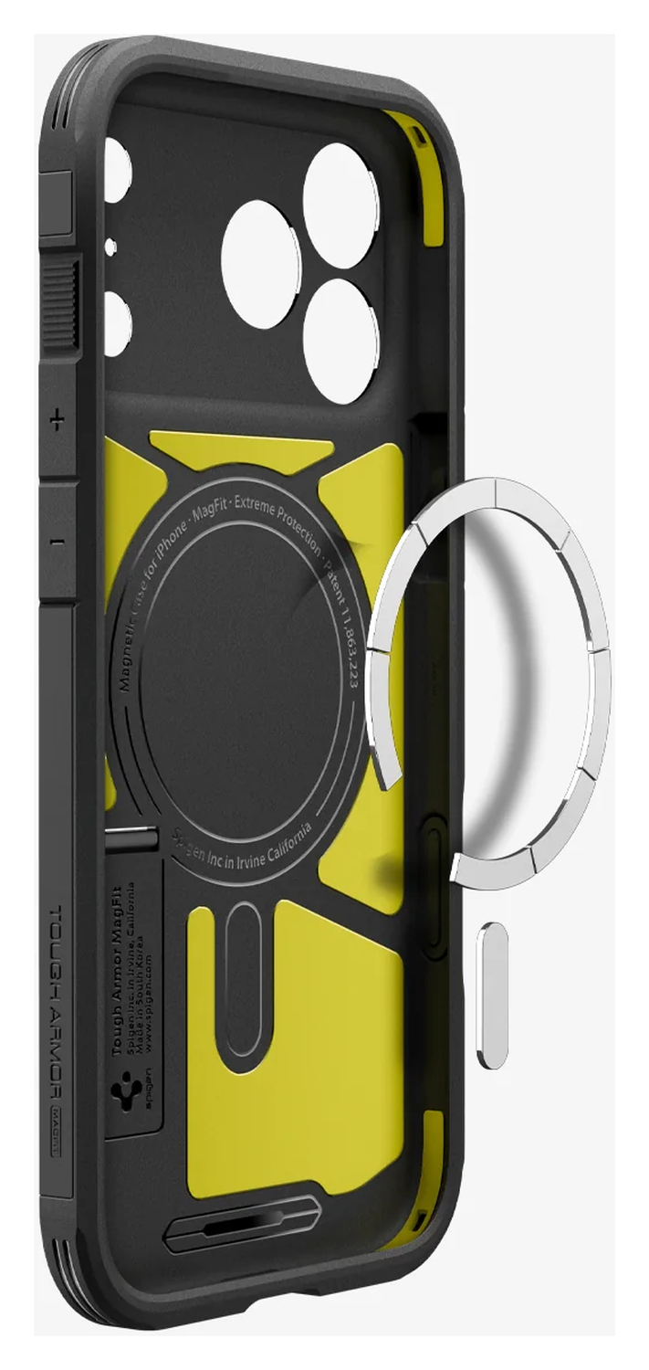 Spigen Tough Armor T Apple iPhone 17 Pro Hoesje MagSafe Back Cover Zwart afbeelding 13