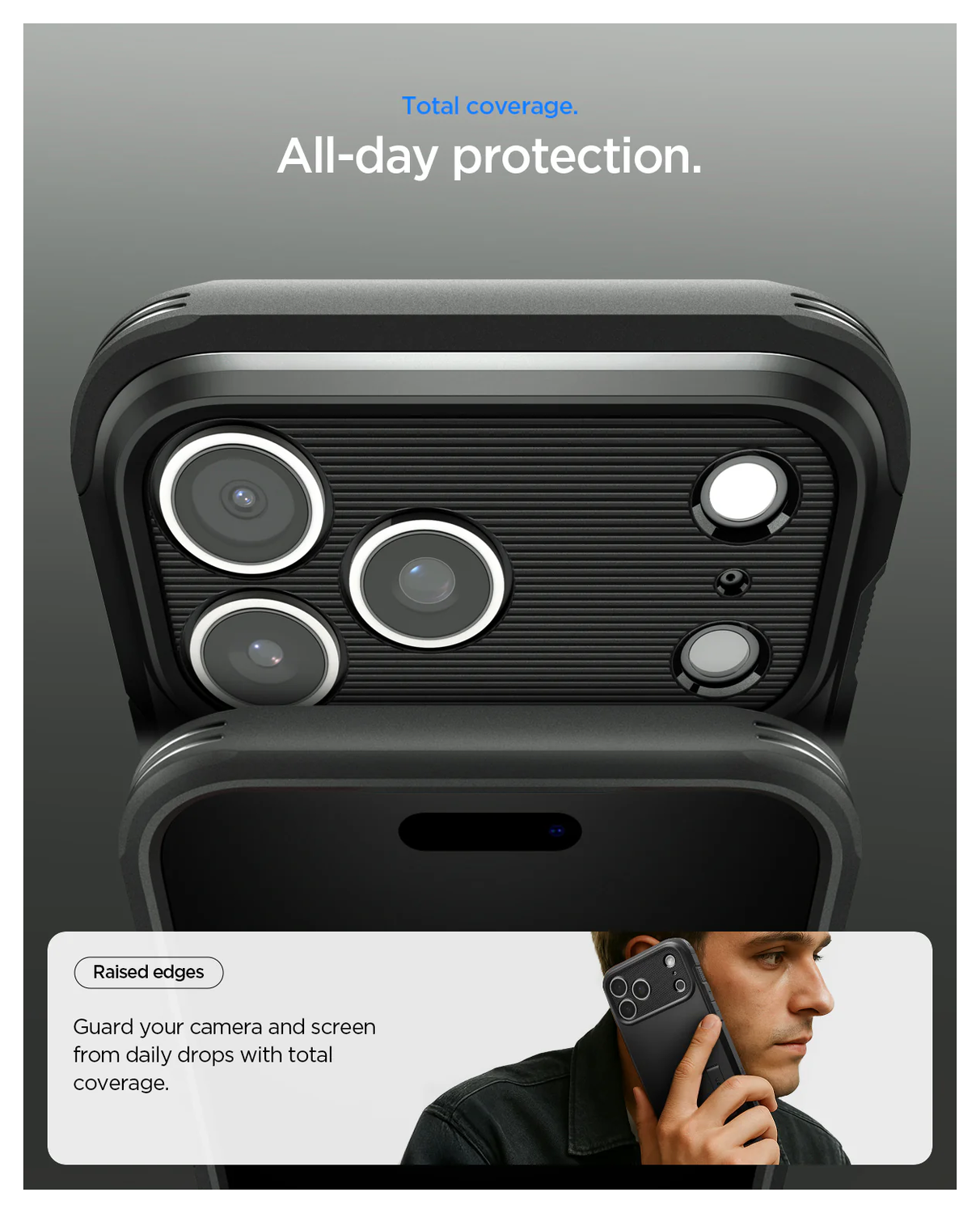 Spigen Tough Armor T Apple iPhone 17 Pro Hoesje MagSafe Back Cover Zwart afbeelding 5