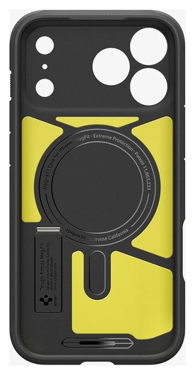 Spigen Tough Armor T Apple iPhone 17 Pro Hoesje MagSafe Back Cover Zwart afbeelding 12