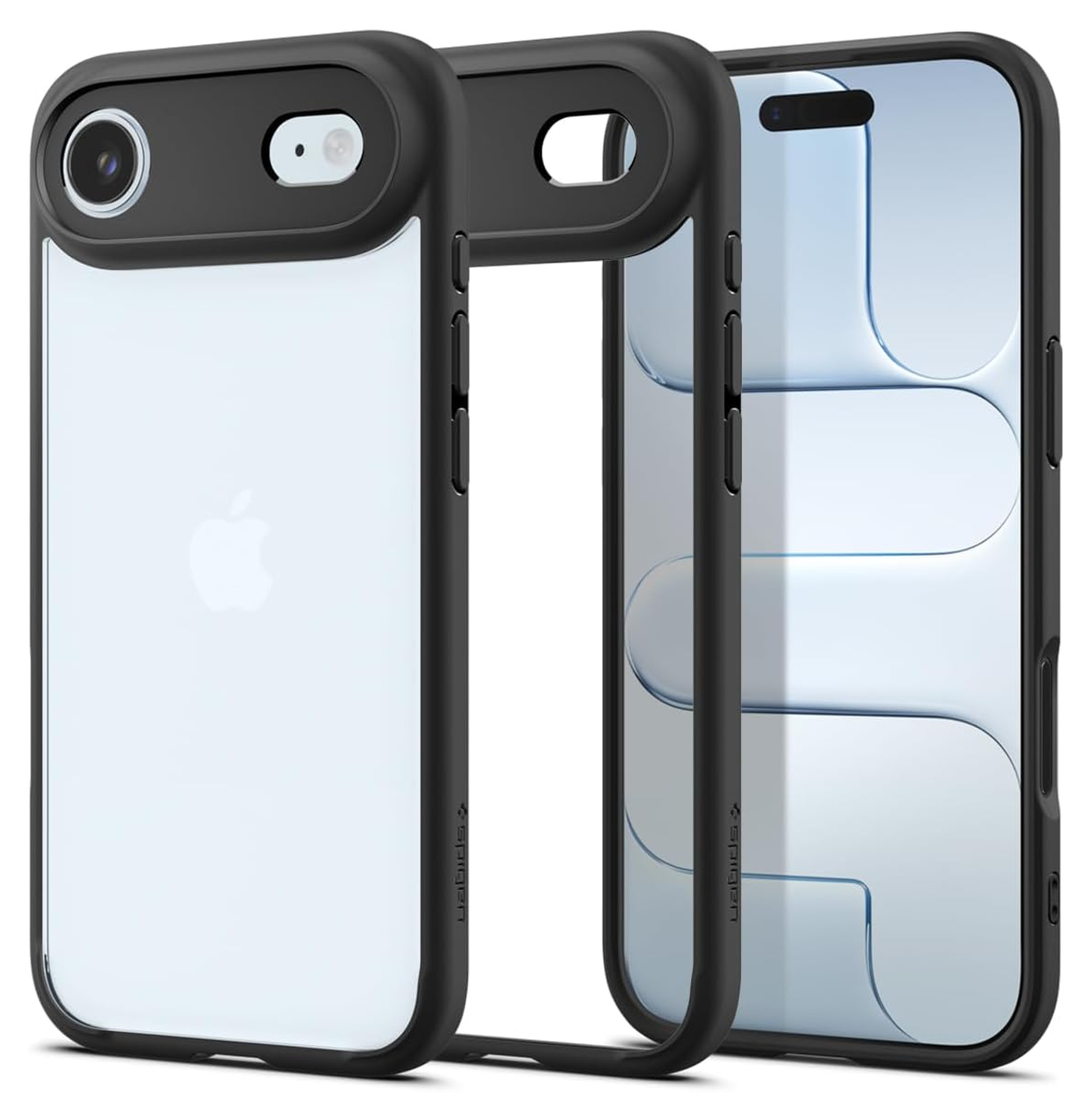 Spigen Ultra Hybrid Apple iPhone Air Hoesje Back Cover Matte Zwart afbeelding 1