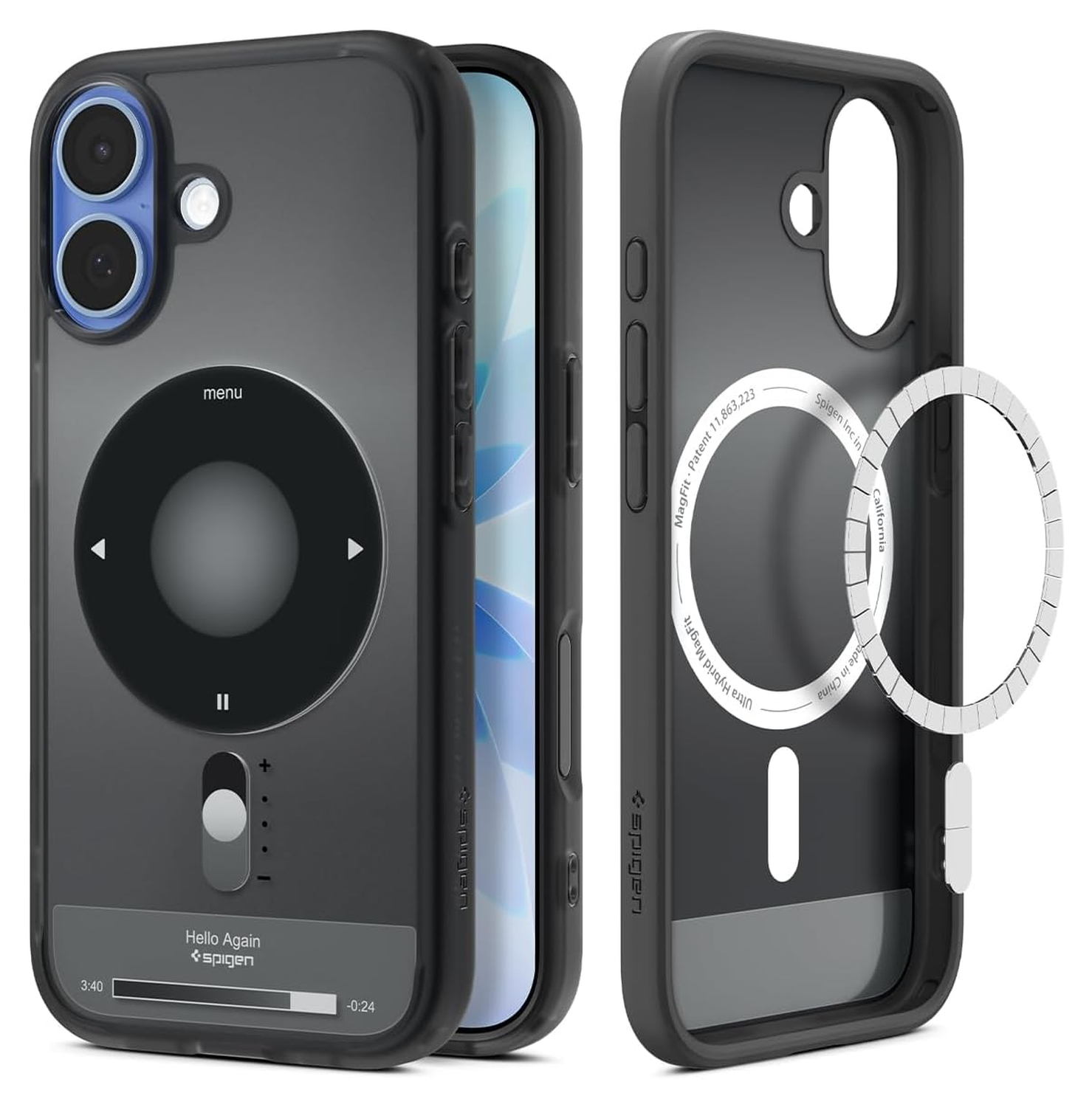 Spigen Ultra Hybrid MagFit Apple iPhone 17 Hoesje MagSafe Classic Zwart afbeelding 1