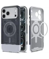 Spigen Classic C1 MagFit iPhone 17 Pro Hoesje MagSafe Grijs afbeelding