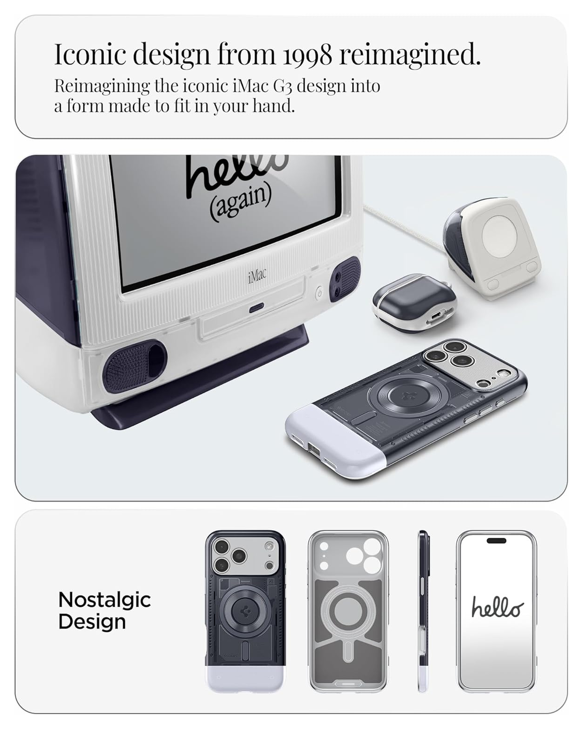 Spigen Classic C1 MagFit iPhone 17 Pro Hoesje MagSafe Grijs afbeelding 4