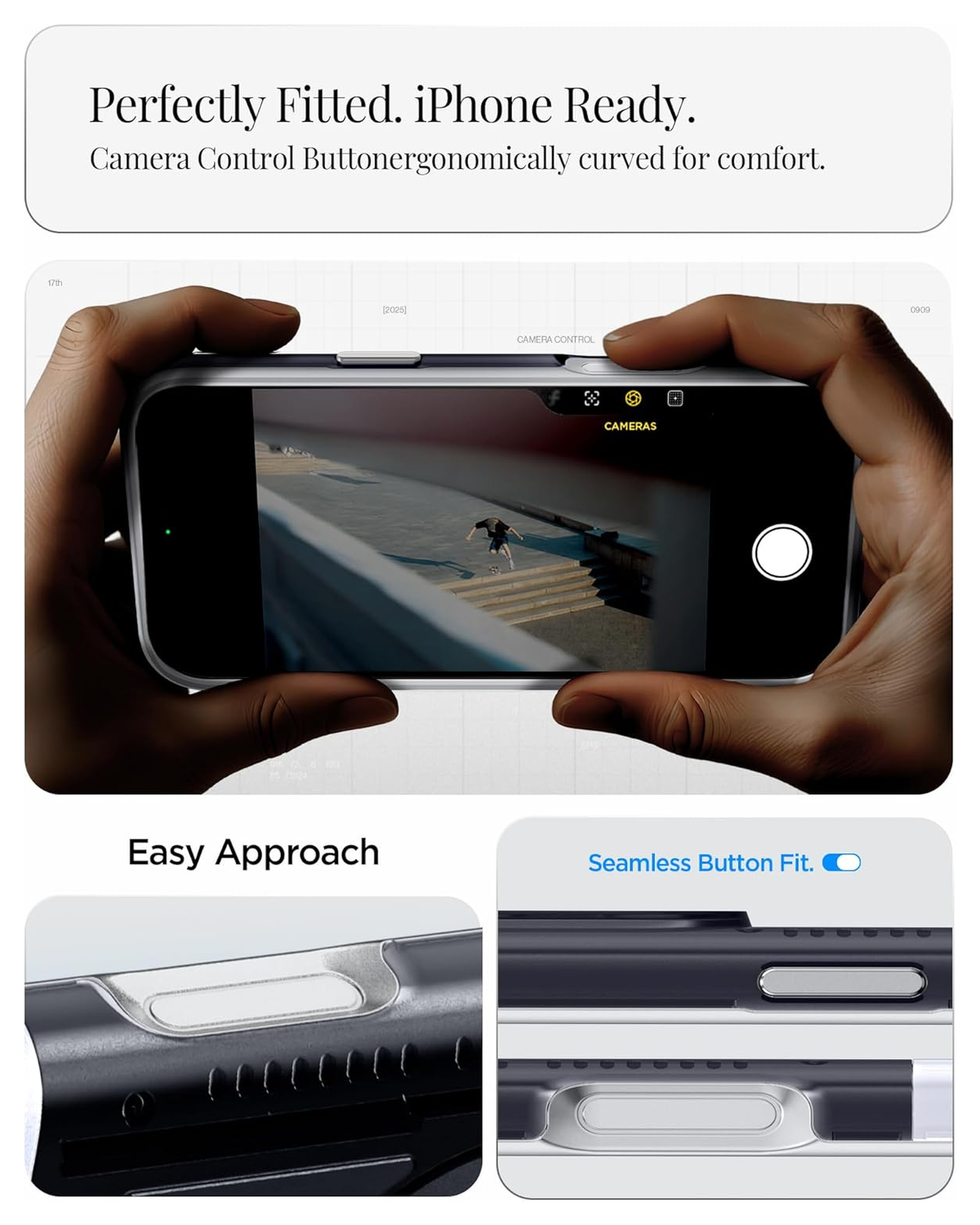 Spigen Classic C1 MagFit iPhone 17 Pro Hoesje MagSafe Grijs afbeelding 7