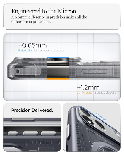 Spigen Classic C1 MagFit iPhone 17 Pro Hoesje MagSafe Grijs afbeelding 6