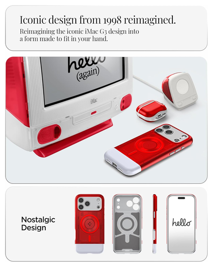 Spigen Classic C1 MagFit iPhone 17 Pro Hoesje MagSafe Rood afbeelding 5