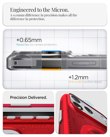 Spigen Classic C1 MagFit iPhone 17 Pro Hoesje MagSafe Rood afbeelding 6