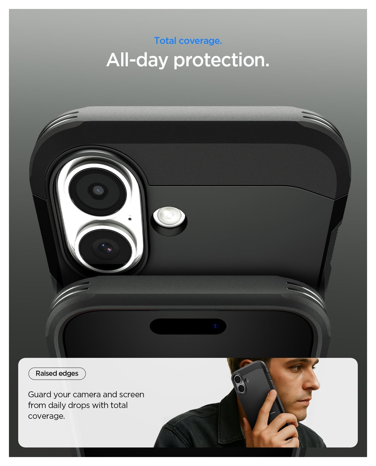 Spigen Tough Armor T Apple iPhone 17 Hoesje MagSafe Back Cover Zwart afbeelding 3