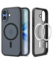 Spigen Ultra Hybrid MagFit Apple iPhone 17 Hoesje MagSafe Frost Zwart afbeelding