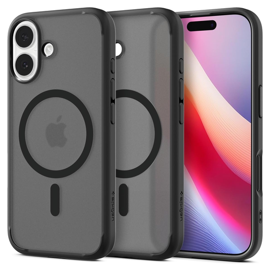 Spigen Ultra Hybrid MagFit Apple iPhone 17 Hoesje MagSafe Frost Zwart afbeelding 8