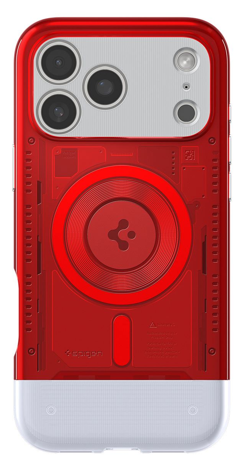 Spigen Classic C1 MagFit Apple iPhone 17 Pro Max Hoesje MagSafe Rood afbeelding 2