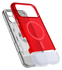 Spigen Classic C1 MagFit Apple iPhone 17 Pro Max Hoesje MagSafe Rood afbeelding 6