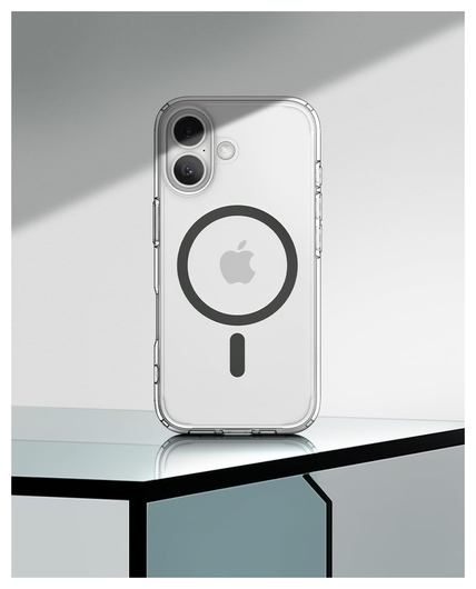 Spigen Ultra Hybrid MagFit Apple iPhone 17 Hoesje MagSafe Transparant Grijs afbeelding 7