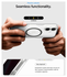 Spigen Ultra Hybrid MagFit Apple iPhone 17 Hoesje MagSafe Transparant Grijs afbeelding 6