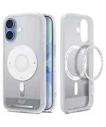 Spigen Ultra Hybrid MagFit Apple iPhone 17 Hoesje MagSafe Classic Zilver afbeelding