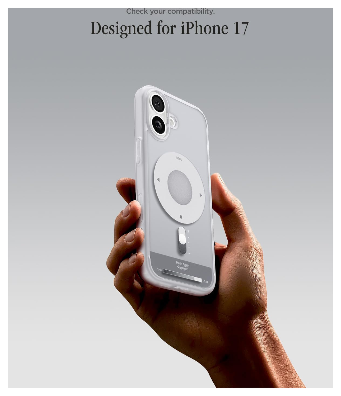 Spigen Ultra Hybrid MagFit Apple iPhone 17 Hoesje MagSafe Classic Zilver afbeelding 2