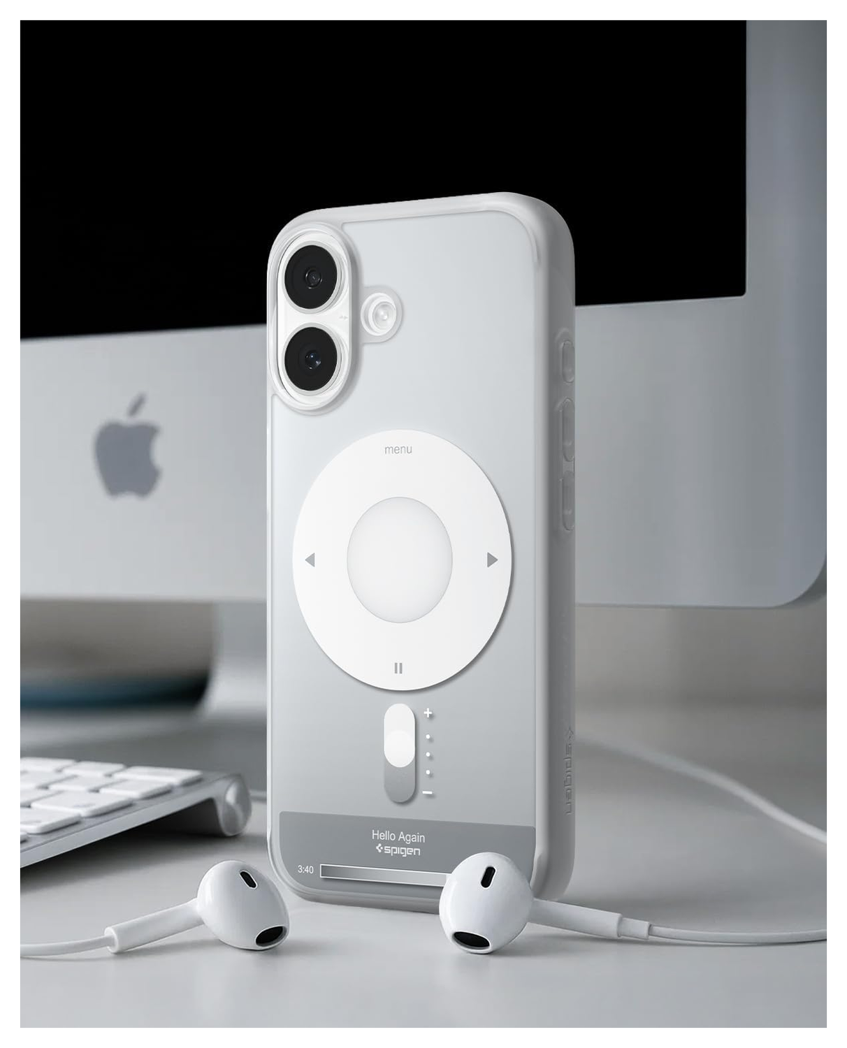 Spigen Ultra Hybrid MagFit Apple iPhone 17 Hoesje MagSafe Classic Zilver afbeelding 7