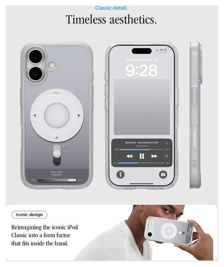 Spigen Ultra Hybrid MagFit Apple iPhone 17 Hoesje MagSafe Classic Zilver afbeelding 3