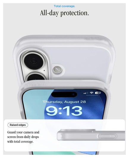 Spigen Ultra Hybrid MagFit Apple iPhone 17 Hoesje MagSafe Classic Zilver afbeelding 4