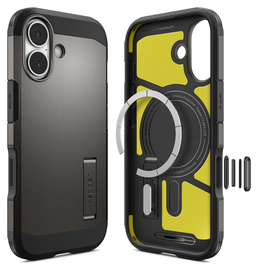 Spigen Tough Armor T Apple iPhone 17 Hoesje MagSafe Back Cover Gunmetal