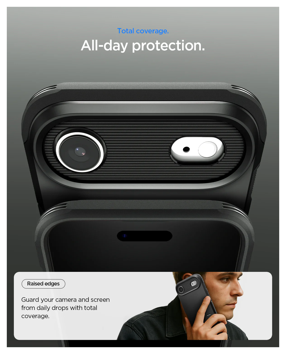 Spigen Tough Armor T Apple iPhone Air Hoesje MagSafe Back Cover Zwart afbeelding 5