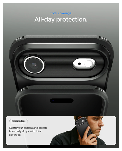 Spigen Tough Armor T Apple iPhone Air Hoesje MagSafe Back Cover Zwart afbeelding 5