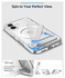 Spigen Ultra Hybrid S MagFit Apple iPhone 17 Hoesje Back Cover Transparant Wit afbeelding 2