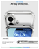 Spigen Ultra Hybrid S MagFit Apple iPhone 17 Hoesje Back Cover Transparant Wit afbeelding 5