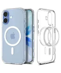 Spigen Ultra Hybrid MagFit Apple iPhone 17 Hoesje MagSafe Transparant Wit afbeelding