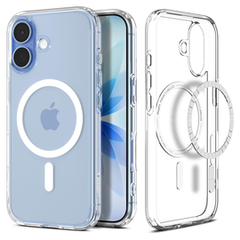 Spigen Ultra Hybrid MagFit Apple iPhone 17 Hoesje MagSafe Transparant Wit