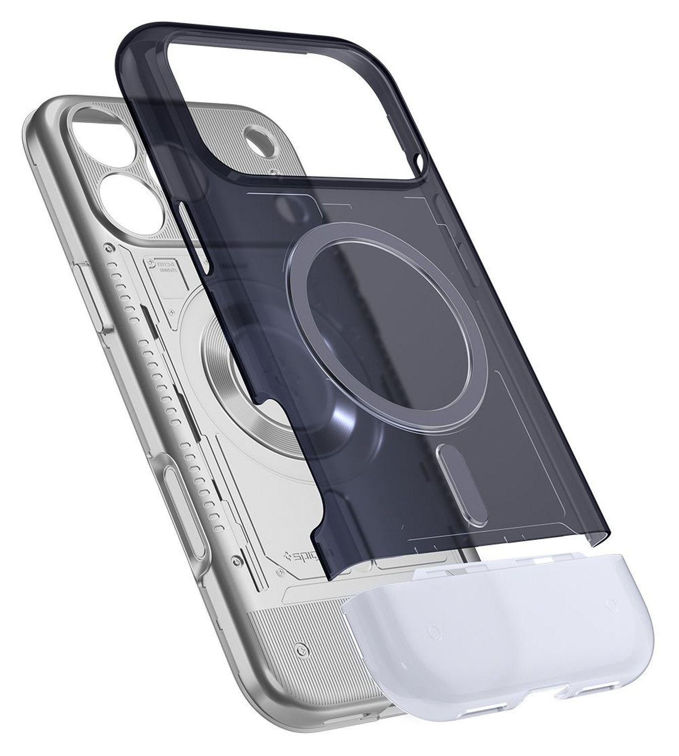 Spigen Classic C1 MagFit Apple iPhone 17 Pro Max Hoesje MagSafe Graphite afbeelding 6